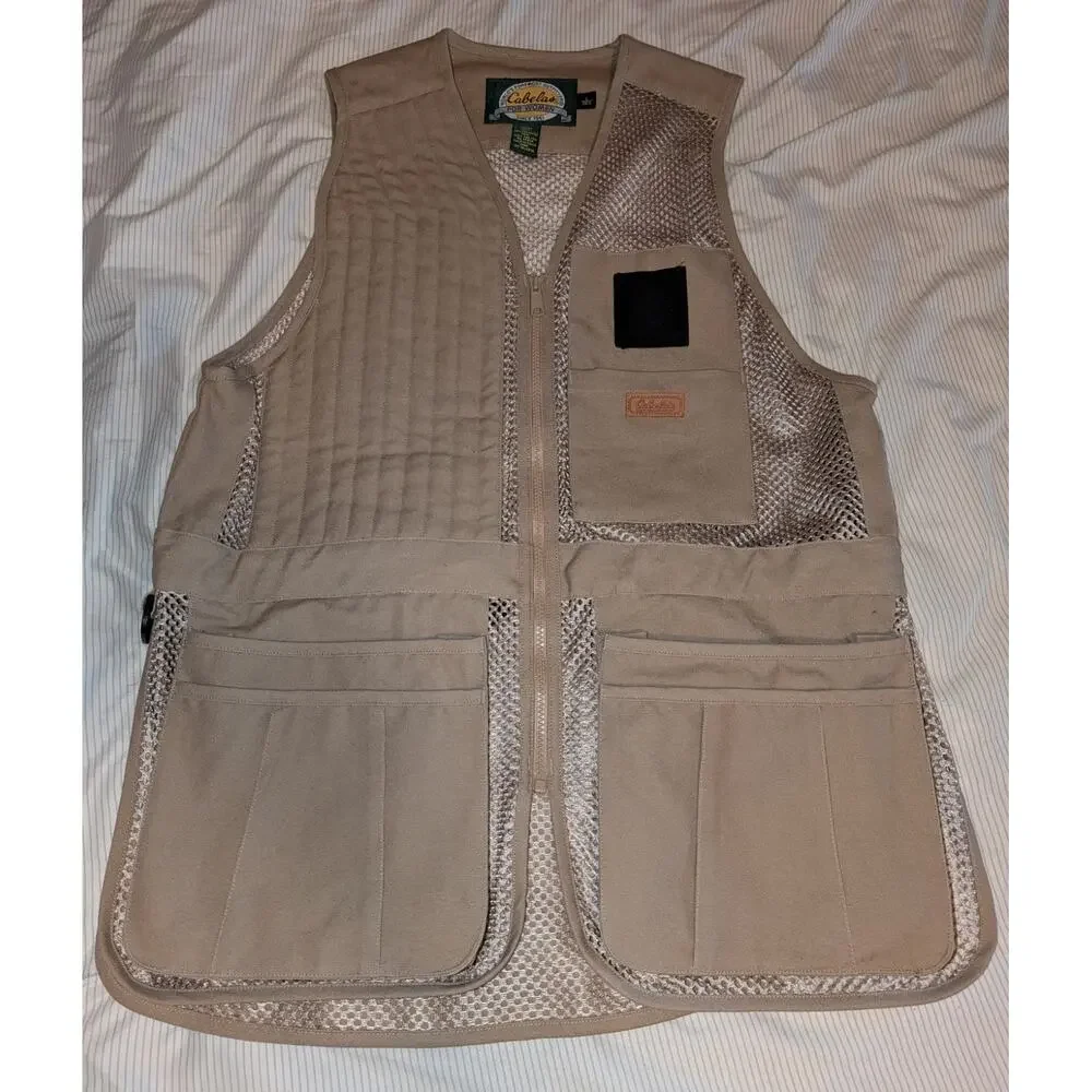Cabela's Women's Hunting Shooting Canvas Mesh Vest Large - Picture 1 of 5